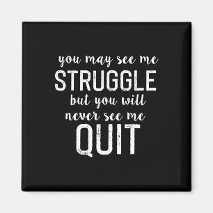 Workout Inspiration Motivational Saying Men Women Magnet
