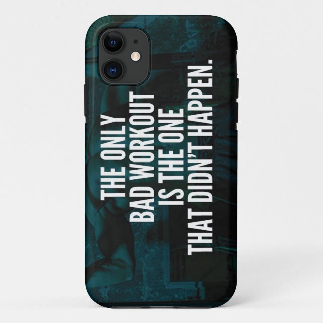 Workout Inspirational Words - Bad Workout Case-Mate iPhone Case (Back)