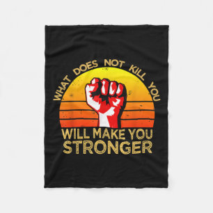 Workout Insration Motivational Saying Men Women  Fleece Blanket