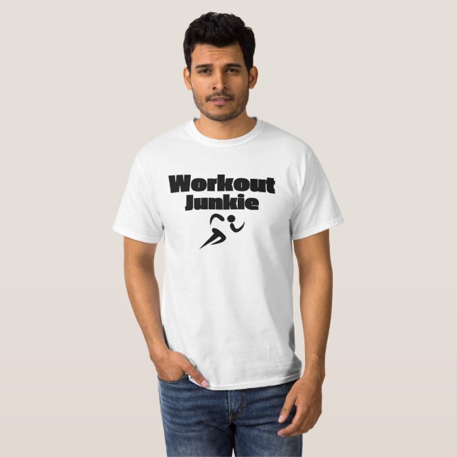 Workout Junkie Men's Value T-Shirt (Front Full)