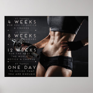 Workout Motivation - Change Poster