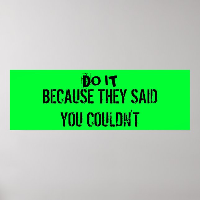 Workout Motivation Poster (Front)