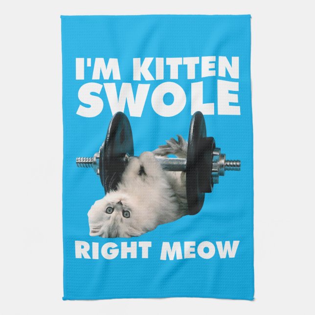 Workout Motivation Tea Towel (Vertical)