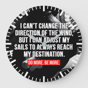 Workout Motivational Large Clock