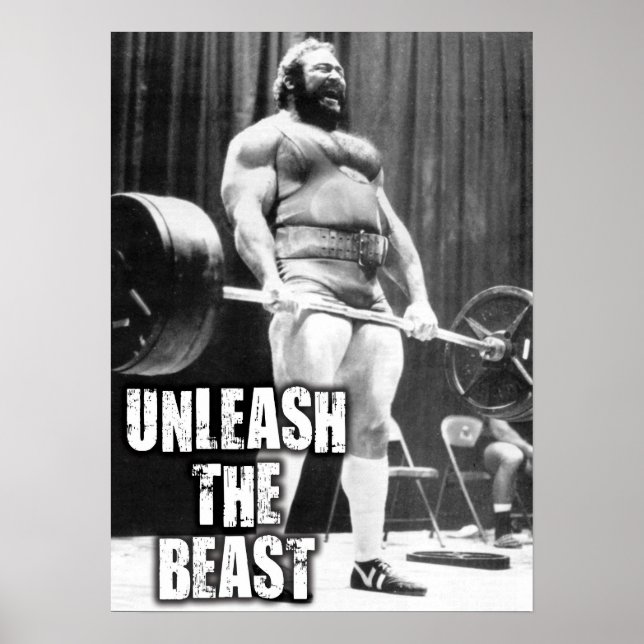 Workout Motivational Poster (Front)