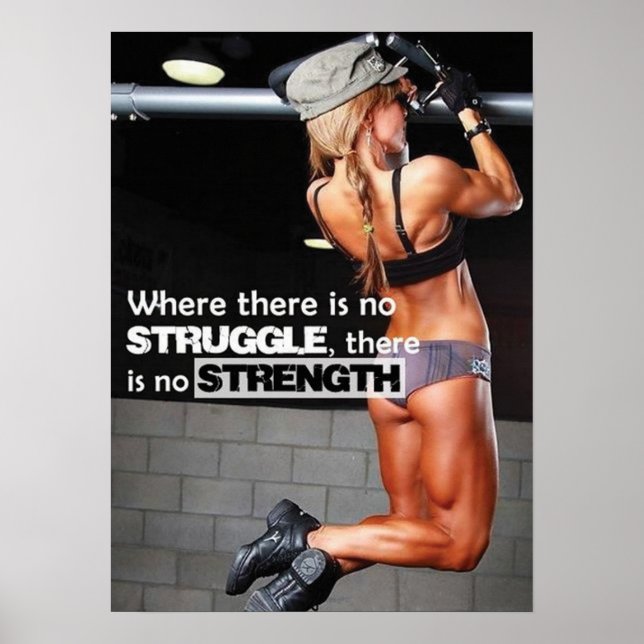 Workout Motivational Poster (Front)