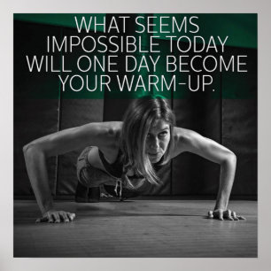 Workout Motivational Poster