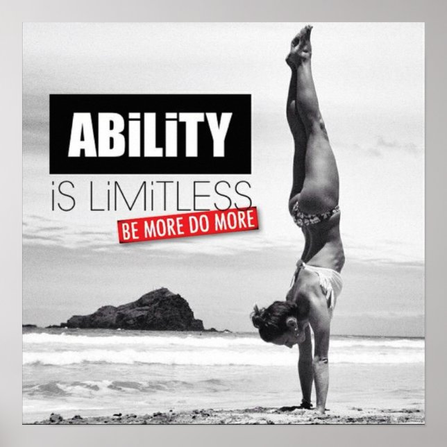 Workout Motivational Poster (Front)