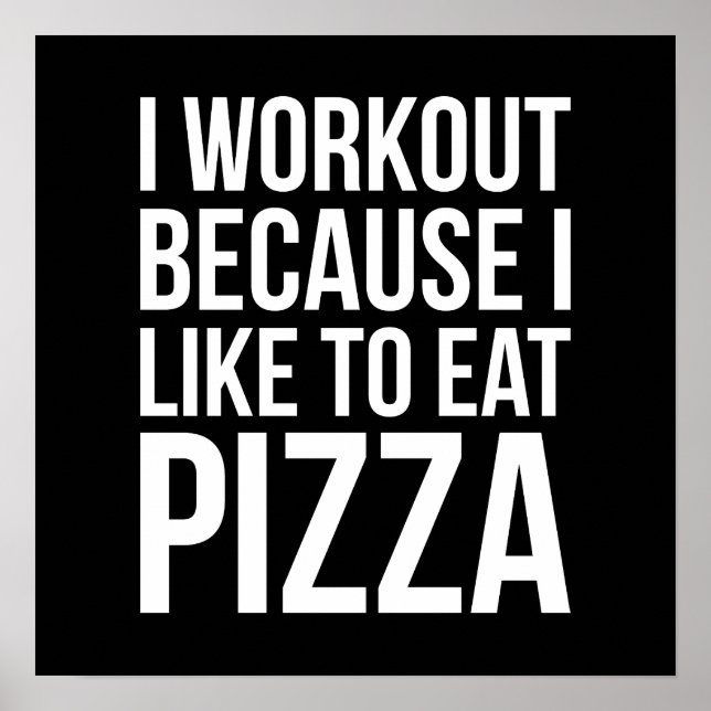 Workout Motivational Poster (Front)