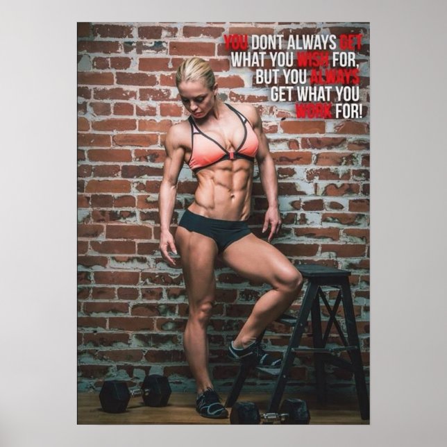 Workout Motivational Poster (Front)
