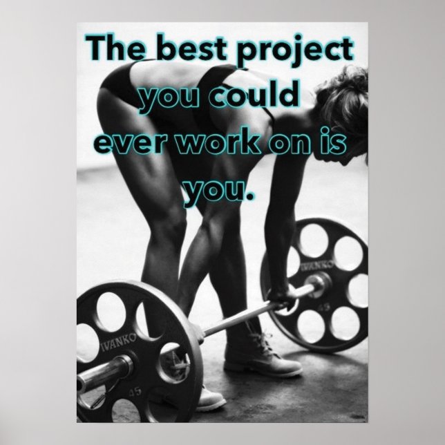Workout Motivational Poster (Front)