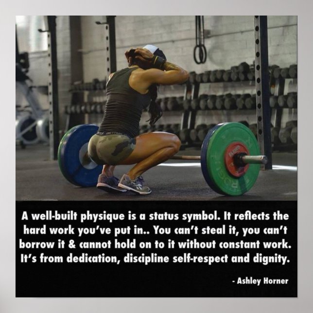 Workout Motivational Poster (Front)