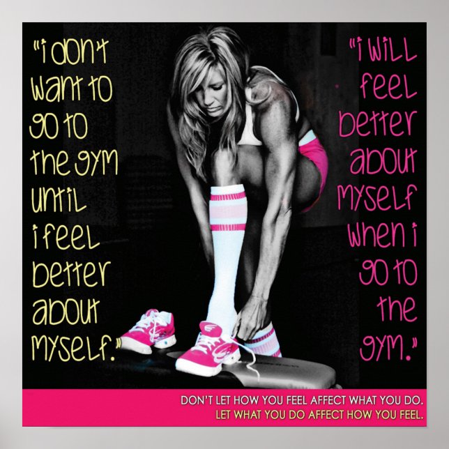 Workout Motivational Poster (Front)