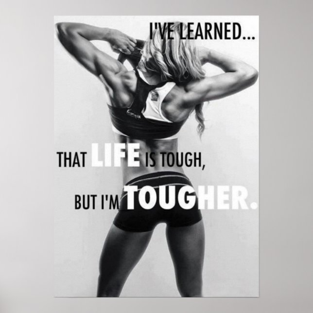 Workout Motivational Poster (Front)