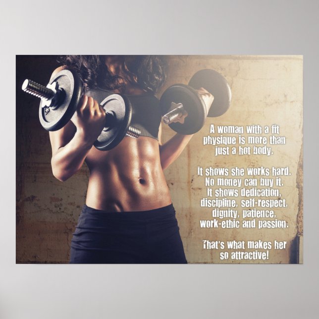 Workout Motivational Poster (Front)
