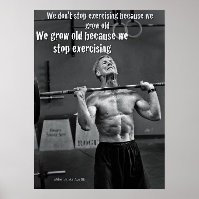 Workout Motivational Poster (Front)