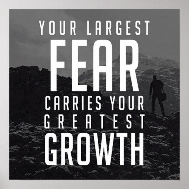 Workout Motivational Poster (Front)