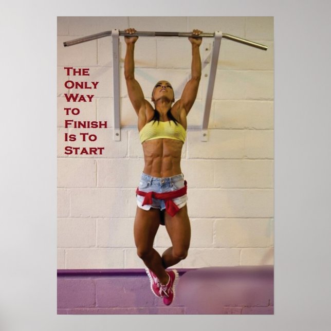 Workout Motivational Poster (Front)