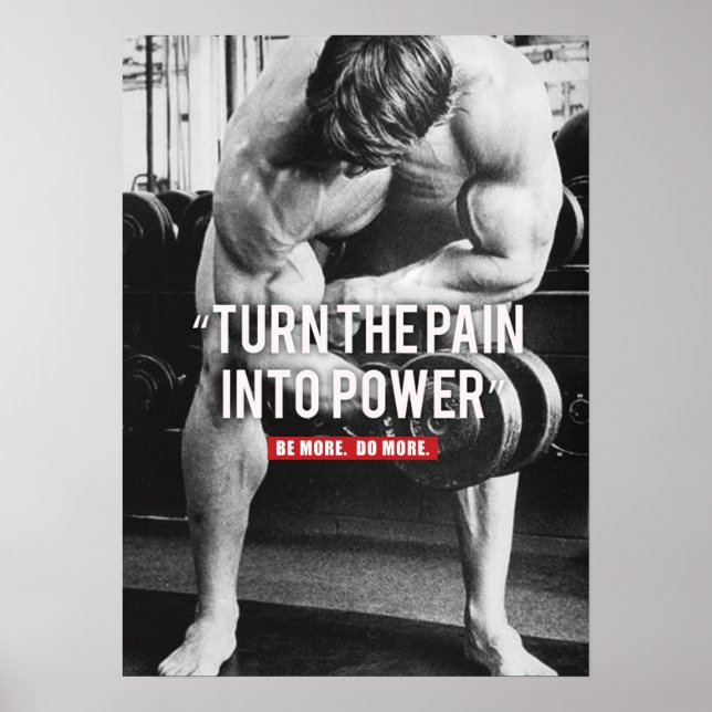 Workout Motivational Poster (Front)