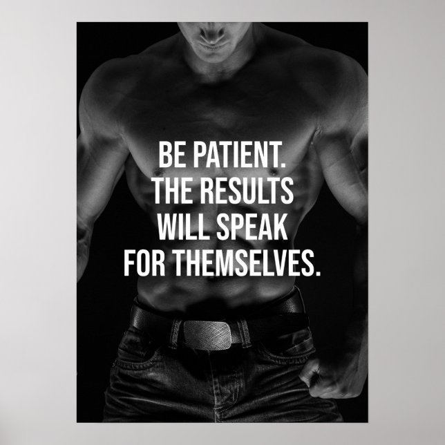 Workout Motivational Poster (Front)