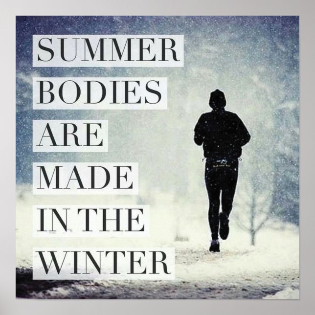 Workout Motivational Poster (Front)