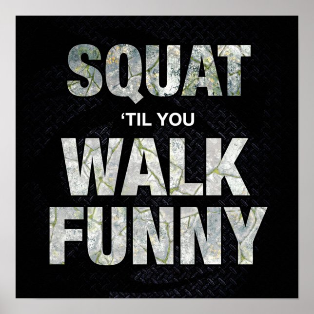 Workout Motivational Poster (Front)