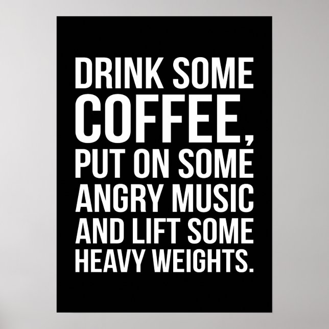 Workout Motivational Poster (Front)