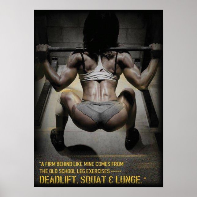Workout Motivational Poster (Front)