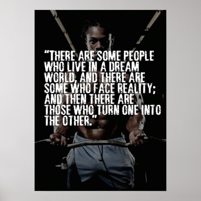 Workout Motivational Poster (Front)