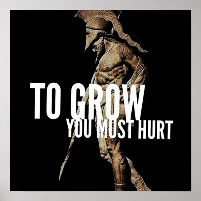 Workout Motivational Poster (Front)