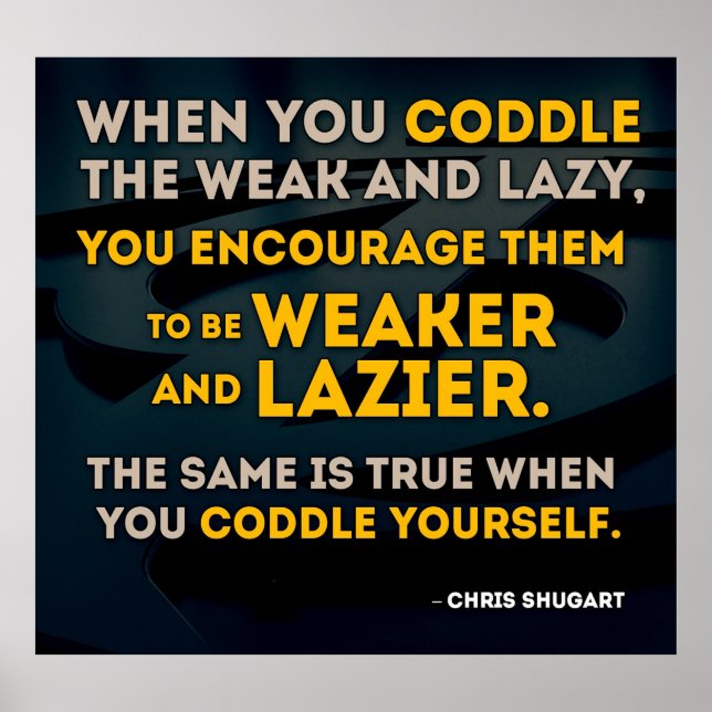 Workout Motivational Poster (Front)