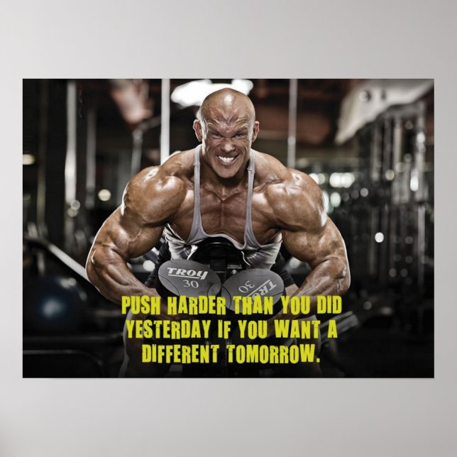 Workout Motivational Poster (Front)