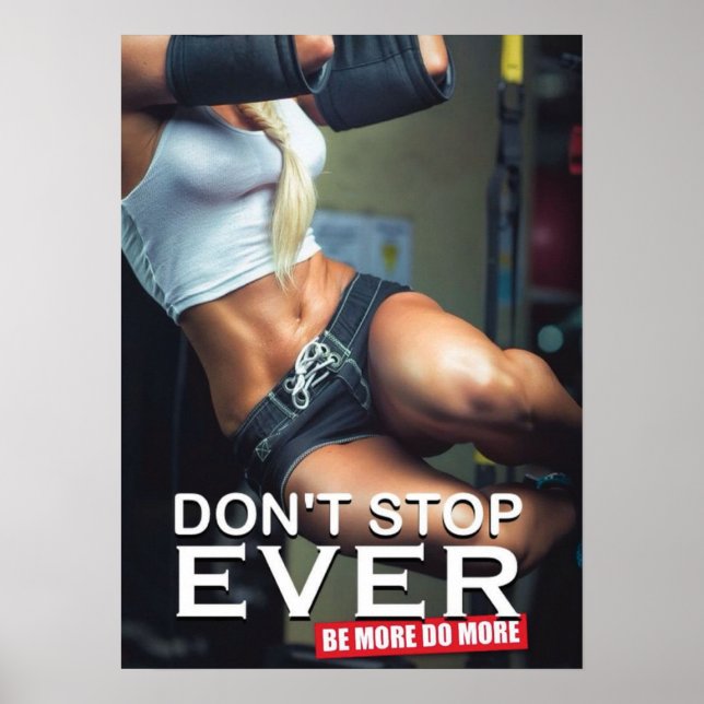 Workout Motivational Poster (Front)