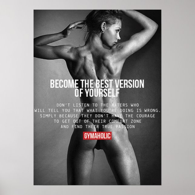 Workout Motivational Poster (Front)