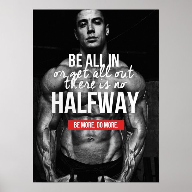 Workout Motivational Poster (Front)