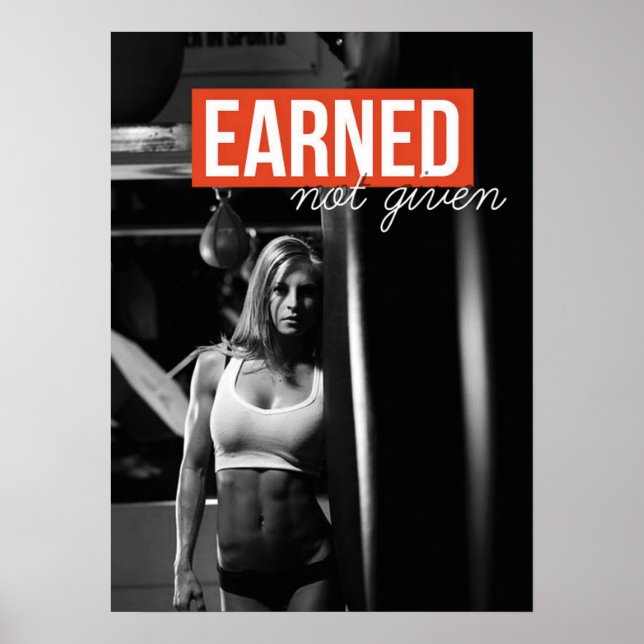 Workout Motivational Poster (Front)