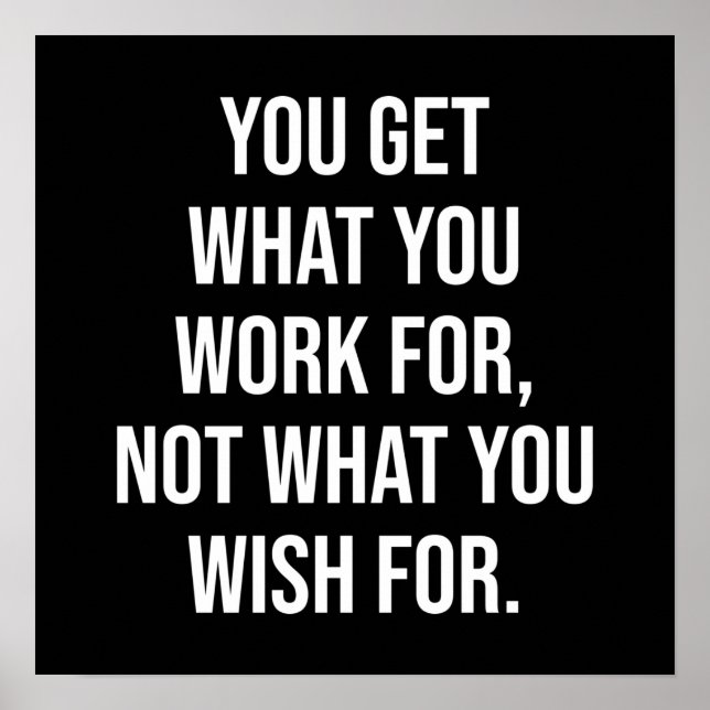 Workout Motivational Poster (Front)