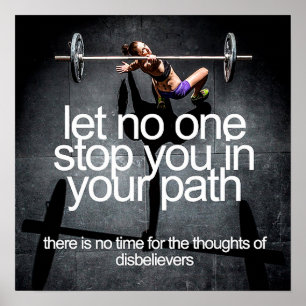 Workout Motivational Poster