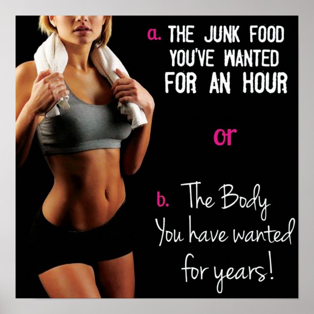 Workout Motivational Poster (Front)