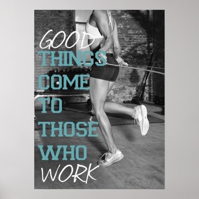Workout Motivational Poster (Front)
