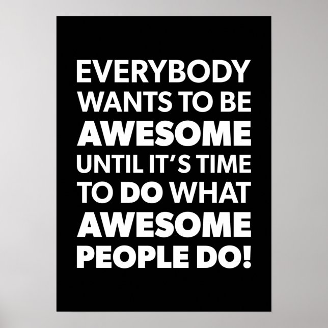 Workout Motivational Poster (Front)