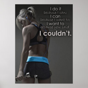 Workout Motivational Poster