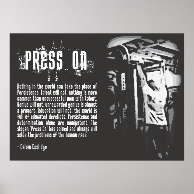 Workout Motivational Poster (Front)