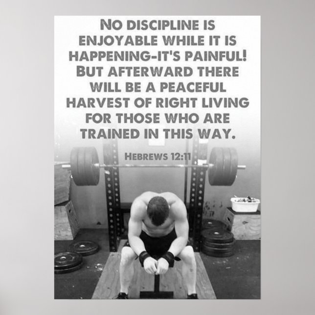 Workout Motivational Poster (Front)