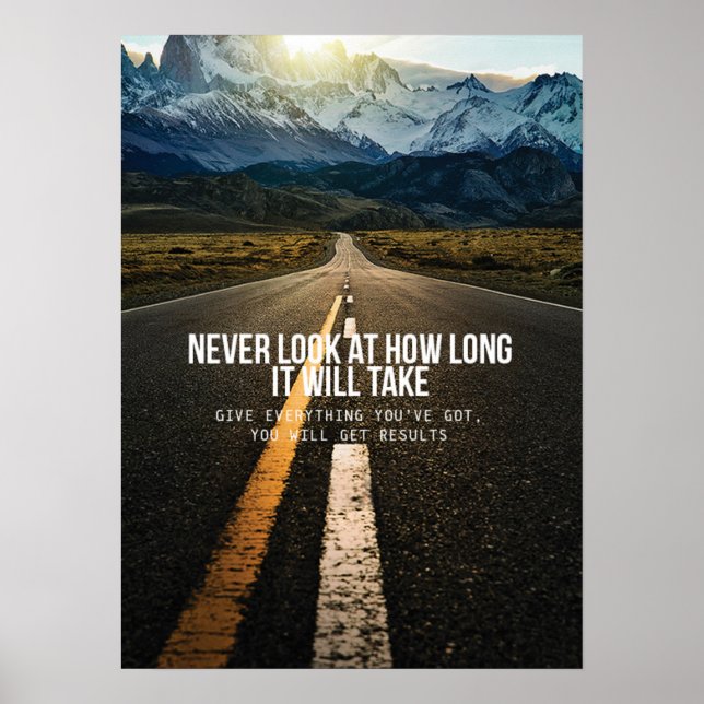 Workout Motivational Poster (Front)