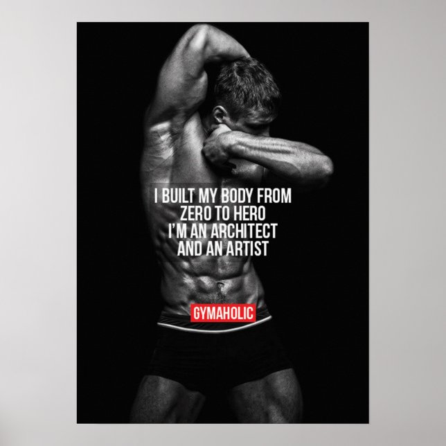 Workout Motivational Poster (Front)