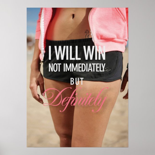 Workout Motivational Poster (Front)