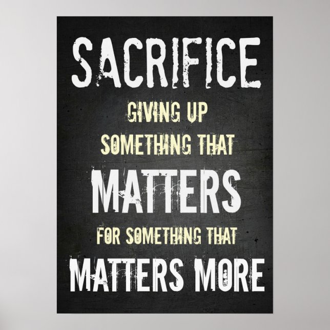 Workout Motivational Poster (Front)