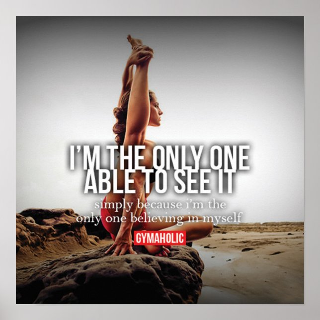 Workout Motivational Poster (Front)