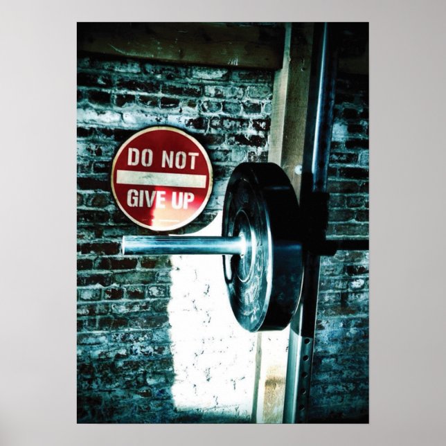 Workout Motivational Poster (Front)